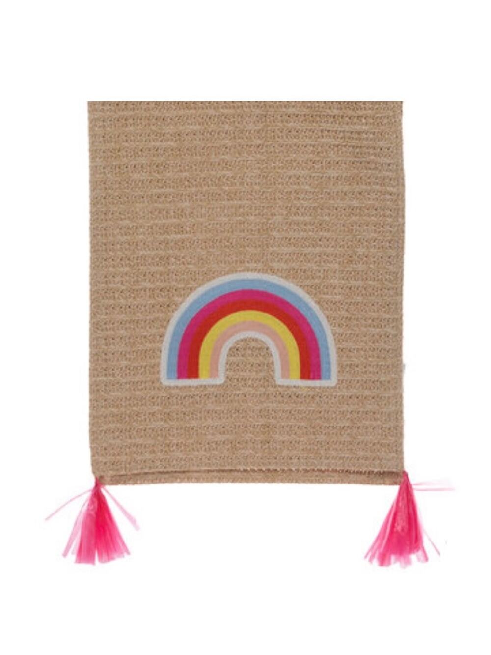 HOBBY LOBBY • Woven Rainbow Table Runner w/ Tassels